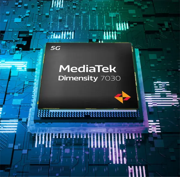 В смартфоне установлен процессор DIMENSITY 7030